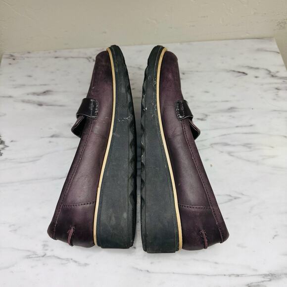 Clark’s Sharon Gracie Burgundy Loafer Women’s Size 7.5 - Picture 7 of 10
